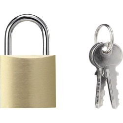 Sygonix SY-5044454 Padlock Brass Partly Keyed-Alike 32 mm