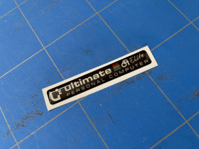 Ultimate 64 Elite C64C badge - Glow in the Dark