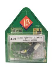 J-020 Zasilacz regulowany 1...25V/3A - zestaw do montażu