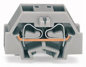 4-wire terminal, spring-clamp connection, 0.08-1.5 mm², 1 pole, 18 A, 6 kV, blue, 260-344