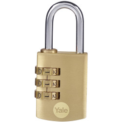 YALE Y150B/22/120/2 Padlock 22mm Combo 2 Pcs Secure Metal 4-Digit