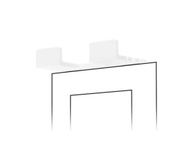 SIMON 55 Podstawka na telefon do ramek Line biały mat TRLP/111 KONTAKT SIMON