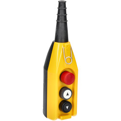 EMAS PV3E30B2 Crane Pendant 2 Hole &#x2B; Emergency Stop Single Speed