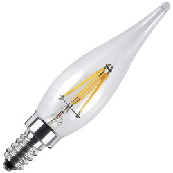 Segula 55231 LED Bulb Vintage E10 1.5W Warm White Perfect for Chandeliers