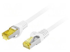 PCF6A-10CU-1000-W Patch cord S/FTP Cat: 6a RJ45 wtyk z obu stron linka Cu 10m