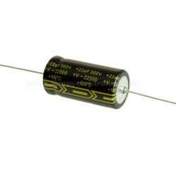 Kondensator 22uF/500V Axial TAD