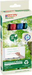 Edding 28 4-28-4 Zestaw markera do białej tablicy niebieski, zielony, czerwony, czarny 4 szt.