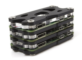 Triple Stack Raspberry Pi Zero Case [discontinued]