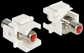 86305 Keystone RCA socket &gt; RCA socket, red