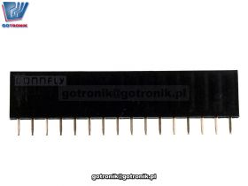 Gniazdo szpilkowe proste 1x16pin pod listwę goldpin