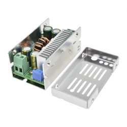 15A 200W 1-36V Adjustable DC-DC Step Down Voltage Converter Module in Aluminum Housing