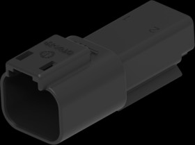 Pin housing, 2 pole, for DEUTSCH DT series, DT04-2P-CE02