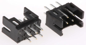 Wtyk PCB 6-pinowe raster: 2.0mm 2-rzędowe Hirose Przewlekany 2.0A 250.0 V.