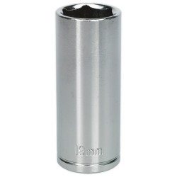 Siegen S0597 Walldrive Socket 19mm Deep 3/8&quot;sq Drive