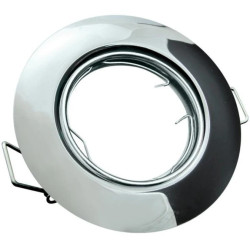 Oprawa Sufitowa Podtynkowa OPIN MR16 Okrągła Ruchoma Chrom GOLDLUX