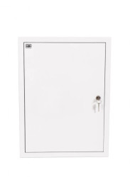 Rozdzielnia podtynkowa metalowa 1 X TL 3F + 36 zabezpieczeń zamek pełne drzwi RAL 9003 A-RW4/PD