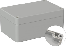PC enclosure, (L x W x H) 120 x 80 x 55 mm, light gray (RAL 7035), IP66, 5U210500