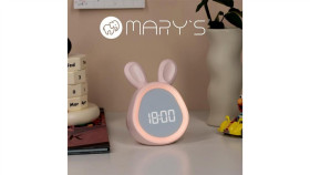 Marys Budzik Zajączek Różowy