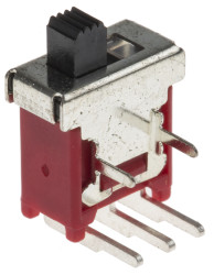 Przełącznik suwakowy, SPDT, montaż PCB, 120V ac, 3 A przy 120 V AC, -30 → +85°C, RS PRO