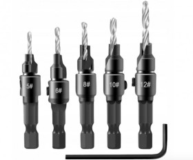 ZESTAW WIERTEL DO KONFIRMATOW 5-12MM 5SZ