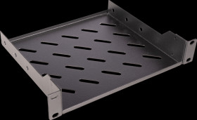 EZFS-10-1-20-B 10" shelf, 1 U, 200 mm, black