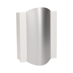 Dzwonek elektromechaniczny dwutonowy TON COLOR 230V. biało-srebrny OR-DP-VD-144/W-G