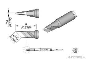 Grot C115212 do rączek JBC NT115, AN115 i NP115