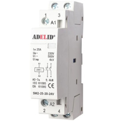 Stycznik modułowy 25A 24V 2xNO SM2 25-20-24V
