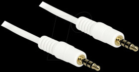 83442 Jack, 3.5 mm, plug/plug, 4-pin, iPhone, 3.0 m, black