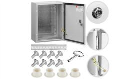 Obudowa Hermetyczna Rozdzielnia Metalowa Z Płytą Montażową 400X300x200 Ip65...