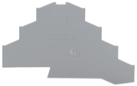 Płytka końcowa i pośrednia Płytka końcowa i pośrednia WAGO Bloki zacisków do montażu na szynie Mocowanie szynowe