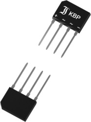 Diotec Semiconductors bridge rectifier, 700 V, 1000 V (RRM), 2 A, KBP, KBP210G