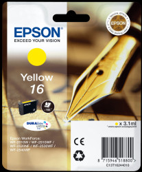 C13T16244012 Yellow: WorkForce WF-2010W/WF-2540WF