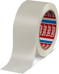 Packaging tape, 50 x 0.065 mm, PVC film, white, 66 m, 04100-00034-00