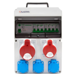 Rozdz 11xS Gn.32/5x2 230Vx3 +zab.IP54 RO-1ZNR/1632