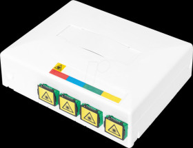 DN-931094 FTTX enclosure with 4 x SC SX couplers