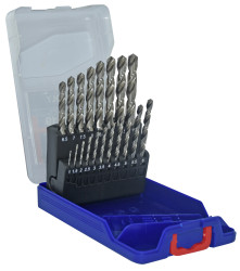 Wiertło Tivoly HSS 19 szt. Zestaw do wiercenia w punktach podzielonych