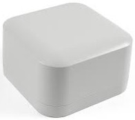 PC enclosure, (L x W x H) 120 x 120 x 70 mm, light gray (RAL 7035), IP68, 1557DA2GY