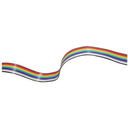 econ connect 28AWG34F Ribbon Cable 30.5m 1.27mm spacing Multicolour