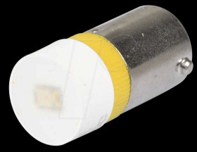 MWCB22129 Reflector LED, BA9s, yellow, 12 V, 120 mcd, Ø9.7 mm, 160°