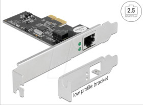 89598 Network card, PCI Express, 2.5 Gigabit Ethernet, 1x RJ45