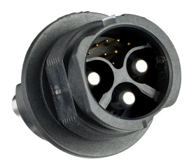 Złącza okrągłe 11-pinowe Układ przeciwsobny Wtyczka Amphenol Industrial