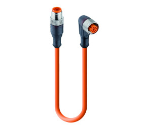 Przewód czujnik-siłownik ze złączem Złącze M12 liczba rdzeni 4 długość 5m Rodzaj A Męskie Złącze B Złącze M12