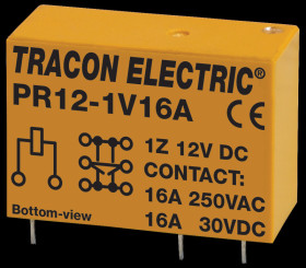 Przekaźnik PCB 12V DC 16A 230V Tracon