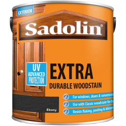 Sadolin 5012994 Extra Durable Woodstain Ebony 2.5 litre