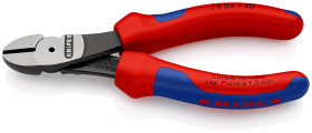 Knipex długość 140 mm gr. cięcia: 3.1mm Nie Stal elektryczna chromowo-wanadowa