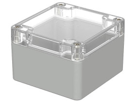 Bopla M 210 G (02210100) - obudowa PC z przezroczystą pokrywą (82 x 80 x 55 mm)
