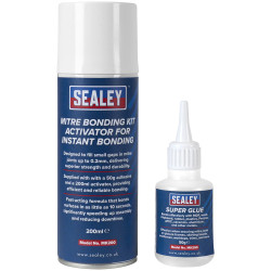 Sealey MK200 Mitre Bonding Kit with Super Glue 50g &amp; Activator