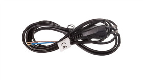 Przewód Przyłączeniowy H03vvh2-F 2X0,75 2M Czarny S19272