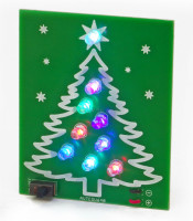 VAVTEDU640 Choinka LED RGB (Zestaw do nauki lutowania) AVTEDU640